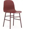 Chaise Form avec structure en métal - rouge Normann Copenhagen