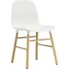 Chaise Form avec structure en bois - blanc - Chêne Normann Copenhagen