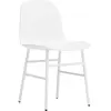 Chaise Form avec structure en métal - blanc Normann Copenhagen