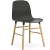 Chaise Form avec structure en bois - noir - Chêne Normann Copenhagen