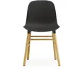 Chaise Form avec structure en bois - bleu - Chêne Normann Copenhagen