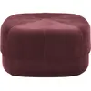 Pouf en velours 65 cm bordeaux Circus foncé rouge - Normann Copenhagen