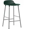 Tabouret en chrome et pp vert 65 cm Form - Normann Copenhagen