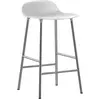 Tabouret en chrome et pp blanc 65 cm Form - Normann Copenhagen