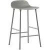 Tabouret en chrome et pp gris 65 cm Form - Normann Copenhagen