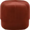 Pouf en velours 46 cm rouge Circus Rust - Normann Copenhagen