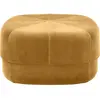 Pouf en velours 65 cm jaune Circus Yellow - Normann Copenhagen