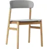 Chaise en chêne et polypropylène gris Herit Grey - Normann Copenhagen