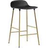 Tabouret de bar en laiton et pp noir 65 cm Form - Normann Copenhagen