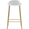 Tabouret de bar en laiton et pp blanc 65 cm Form - Normann Copenhagen