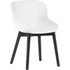 Chaise en chêne vernis noir et pp blanc Hyg - Normann Copenhagen