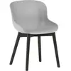 Chaise en chêne vernis noir et pp gris Hyg - Normann Copenhagen