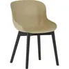 Chaise en chêne vernis noir et pp sable Hyg - Normann Copenhagen