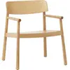 Fauteuil lounge en frêne laqué et peint Timb Tan - Normann Copenhagen