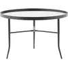 Table basse grise en verre et acier Lug Grey - Normann Copenhagen