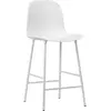 Chaise de bar en acier et pp blanc 65 cm Form - Normann Copenhagen