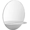 Normann Copenhagen Miroir Horizon rond en inox - 605710