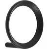 Normann Copenhagen - Patère Loop - Noir - Zinc - Designer Simon Legald