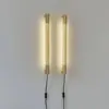 GEJST Applique murale Radent Fiche, laiton, hauteur 70 cm, LED G13