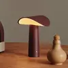 lampe à poser LED rechargeable GEJST Lium, bordeaux, 2 700 K, USB