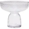 Vase en verre transparent
