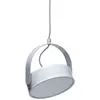HÜBSCH Lampe à poser LED rechargeable Camp, sable, verre, fer, IP44