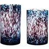 Set de 2 vases en verre bleu - Hübsch