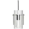 Hubsch Lampe à suspension verre / métal - nickel