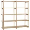 Hubsch Armoire avec 5 étagères chêne - naturel