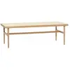 Hubsch Table basse en bois - naturel