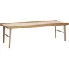 Table basse avec rebords en bois naturel - Hübsch