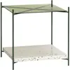 Hubsch Table d'appoint terrazzo / en verre - naturel / vert
