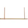 Barre de penderie Hubsch Interior Acorn - naturel/rose - 3x120x95 cm
