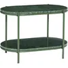 Hubsch Table métal/marbre - vert