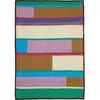 Plaid Hubsch Interior Pavilion Block - violet/multicoloré - 140x200 cm