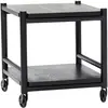 Hubsch Chariot en bois - noir