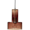 Hubsch Lampe à suspension en verre - marron