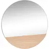 Hübsch Miroir mural en mdf, verre et placage de chêne naturel