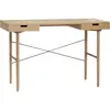 Bureau avec 2 compartiments en chêne naturel - Hübsch