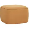 Pouf Cube en acrylique et polyester Hubsch