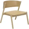 Hubsch Chaise longue Oblique naturel - 331605