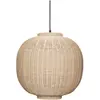 Hubsch CHAND ROUND-Suspension Rotin H43cm Beige