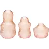 Vase Hubsch Interior Fuyu (x3) ø 11x20 cm / ø 10x15 cm / ø 11x10 cm