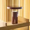 lampe à poser LED rechargeable HÜBSCH BringMe, bordeaux métallisé, 28 ...