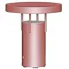 HÜBSCH lampe à poser LED rechargeable BringMe Mini, rose métallisé, 20...