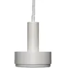 Hubsch Lampe suspendue Quip gris clair - 962010