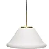 Hubsch Lampe à suspension Muse triangulaire blanche - 962008