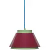 Suspension Remi Pendule Hübsch Bordeaux taille unique