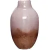 Hubsch HÜBSCH vase Posy, verre, rouge-brun/rose ancien, hauteur 37 cm