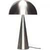 HÜBSCH Lampe à poser Mush Tall, nickel brossé, fer
